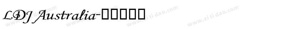 LDJ Australia字体转换